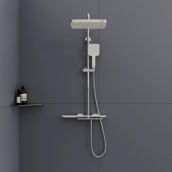 Душевая стойка RGW Shower Panels SP-34, хром фото в интернет-магазине «Wasser-Haus.ru»