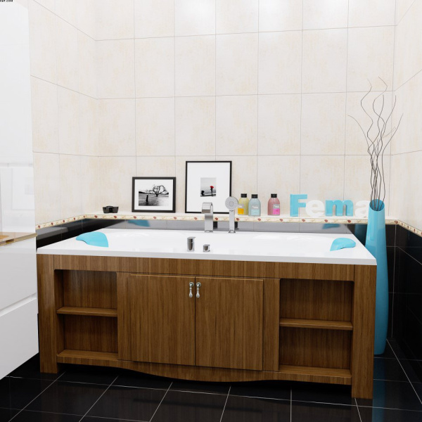 Ванна из искусственного камня Фэма Бомонд 180x90 фото в интернет-магазине «Wasser-Haus.ru»