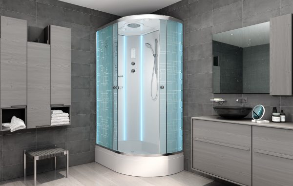 Душевая кабина AvaCan EM3012 L LED фото в интернет-магазине «Wasser-Haus.ru»