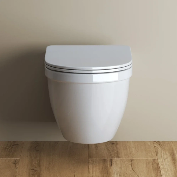 Комплект Унитаз подвесной BelBagno Loto BB070CHR/SC безободковый + Инсталляция TECE Base 9400413 4 в 1 с кнопкой смыва фото в интернет-магазине «Wasser-Haus.ru»