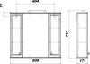 Мебель для ванной Sanstar Афина 80 фото в интернет-магазине «Wasser-Haus.ru»