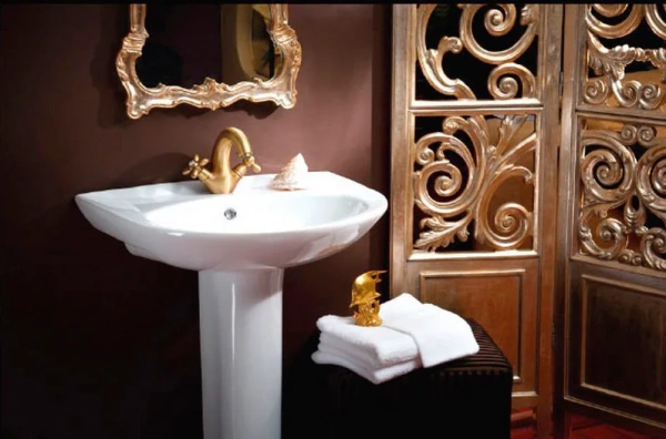 Раковина Sanita luxe Classic luxe с пьедесталом фото в интернет-магазине «Wasser-Haus.ru»