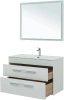 Мебель для ванной Aquanet Августа 100 белый глянец фото в интернет-магазине «Wasser-Haus.ru»