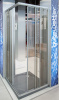 Душевой уголок GuteWetter Practic Square GK-433 95x95 см стекло бесцветное, профиль матовый хром фото в интернет-магазине «Wasser-Haus.ru»