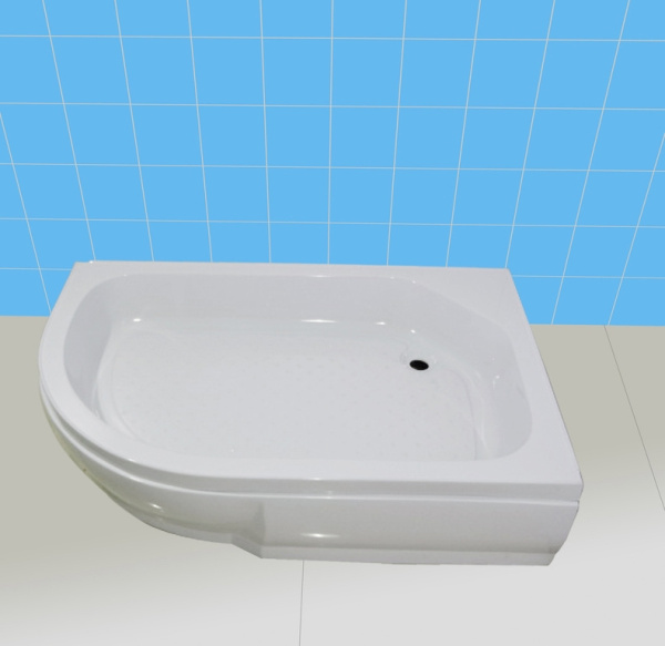 Поддон для душа Wemor 90/70/26 R фото в интернет-магазине «Wasser-Haus.ru»