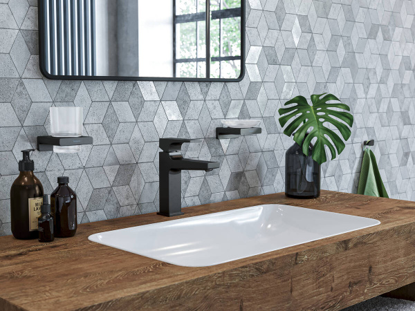 Крючок Hansgrohe AddStoris 41742340 шлифованный черный хром фото в интернет-магазине «Wasser-Haus.ru»