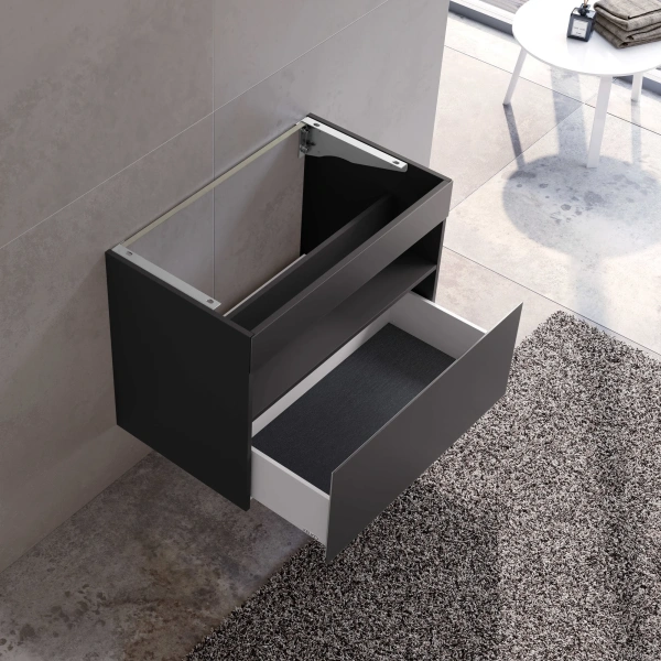 Тумба с раковиной Keuco Stageline 32862 80 см, вулканит фото в интернет-магазине «Wasser-Haus.ru»