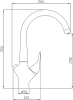Смеситель Steel Hammer SH 815 BRONZE для кухонной мойки фото в интернет-магазине «Wasser-Haus.ru»