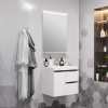 Мебель для ванной Акватон Рене 60 белый, грецкий орех фото в интернет-магазине «Wasser-Haus.ru»