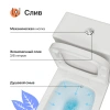Унитаз-компакт DIWO Коломна 0421 с микролифтом фото в интернет-магазине «Wasser-Haus.ru»