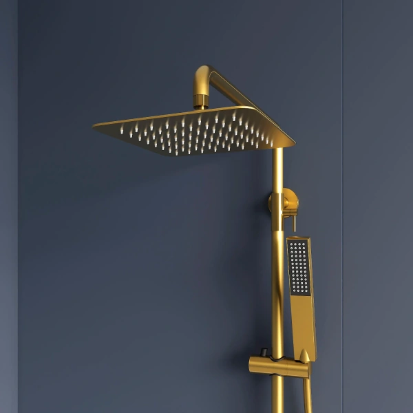 Душевая стойка RGW Shower Panels SP-34G, золото фото в интернет-магазине «Wasser-Haus.ru»