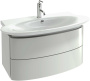 Мебель для ванной Jacob Delafon Presquile 100 белый лак, 2 ящика фото в интернет-магазине «Wasser-Haus.ru»