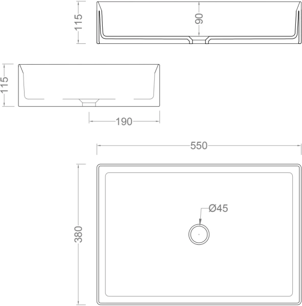 Раковина ArtCeram Scalino 55 grigio oliva фото в интернет-магазине «Wasser-Haus.ru»