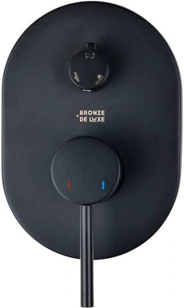 Душевой комплект Bronze de Luxe Scandi 14582/1B С ВНУТРЕННЕЙ ЧАСТЬЮ, черный фото в интернет-магазине «Wasser-Haus.ru»