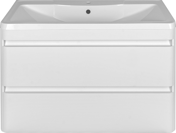 Мебель для ванной Style Line Атлантика 100 Люкс Plus, подвесная, белая фото в интернет-магазине «Wasser-Haus.ru»