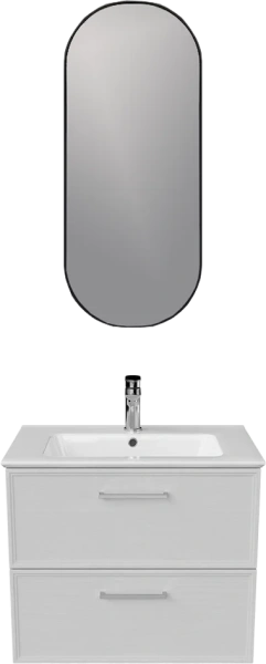 Мебель для ванной Kerama Marazzi Piano Classic 65 подвесная, ясень белый матовый фото в интернет-магазине «Wasser-Haus.ru»