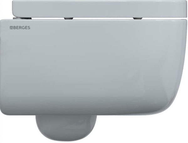 Унитаз подвесной Berges Wasserhaus Ego XL Rimless 082124 с микролифтом фото в интернет-магазине «Wasser-Haus.ru»