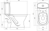 Унитаз-компакт Santek Алькор 1WH302196 фото в интернет-магазине «Wasser-Haus.ru»