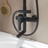 Душевая стойка IDDIS Ray RAYBL3Fi06 черный фото в интернет-магазине «Wasser-Haus.ru»