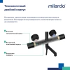 Душевая стойка Milardo Ideal Spa ILSBLTHM06, черный матовый фото в интернет-магазине «Wasser-Haus.ru»