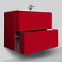 Мебель для ванной Am.Pm Spirit V2.0 60 красный глянец фото в интернет-магазине «Wasser-Haus.ru»