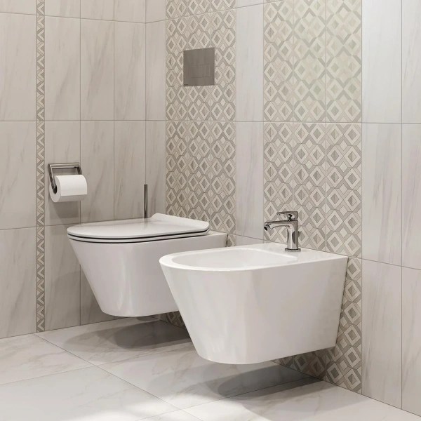 Унитаз подвесной Kerama Marazzi Plaza Modern PLMR.wc.02 безободковый, с микролифтом фото в интернет-магазине «Wasser-Haus.ru»
