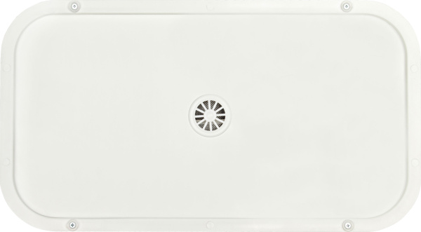 Корзина для белья Geralis KWG-B белая, золото, стандартная фото в интернет-магазине «Wasser-Haus.ru»