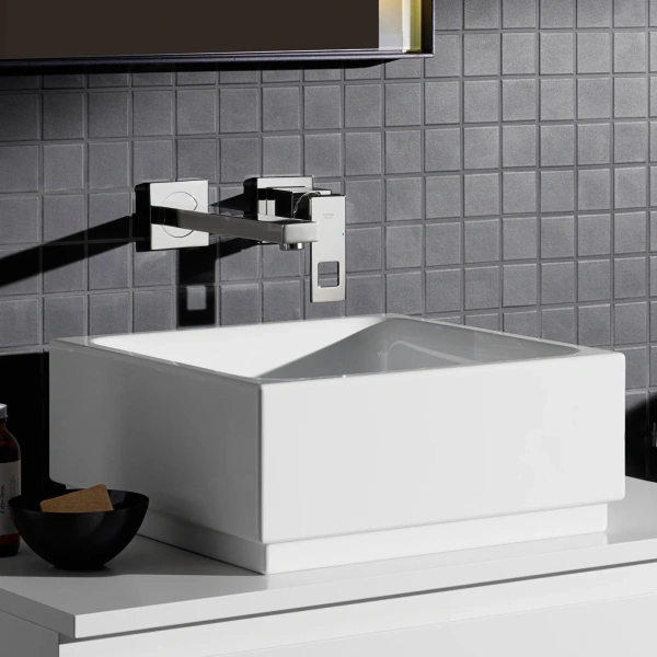 Смеситель для раковины Grohe Eurocube 19895000 С ВНУТРЕННЕЙ ЧАСТЬЮ фото в интернет-магазине «Wasser-Haus.ru»