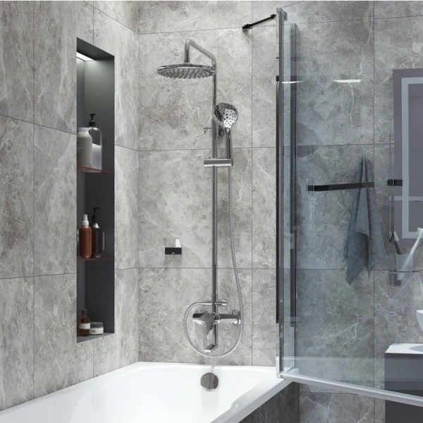 Душевая стойка IDDIS Ray RAYSB3Fi06 хром фото в интернет-магазине «Wasser-Haus.ru»