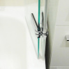 Шторка на ванну GuteWetter Trend Pearl GV-862B правая 110 см стекло бесцветное, фурнитура хром фото в интернет-магазине «Wasser-Haus.ru»