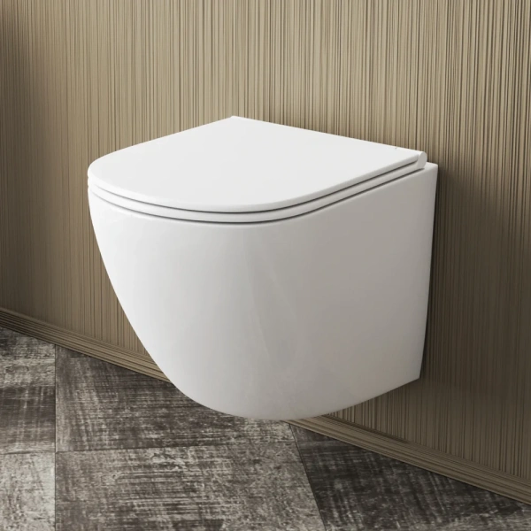 Комплект Унитаз подвесной Owl 1975 Vind TOWLT190302 безободковый + Шумоизоляция Geberit 156.050.00.1 + Инсталляция Duofix Delta 458.163.21.1 с кнопкой смыва, хром фото в интернет-магазине «Wasser-Haus.ru»
