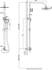 Душевая стойка Rush Bella BL4535-114 фото в интернет-магазине «Wasser-Haus.ru»