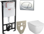 Комплект  Унитаз подвесной VitrA Shift 7742B003-0075 с крышкой 191-003-009 + Система инсталляции AlcaPlast AM101/1120-4:1RS M71-001 фото в интернет-магазине «Wasser-Haus.ru»