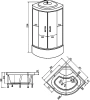 Душевая кабина Erlit Comfort ER3508TP-C4-RUS фото в интернет-магазине «Wasser-Haus.ru»