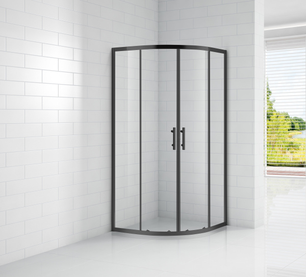 Душевой уголок Cezares Eco O R 2 90 C NERO фото в интернет-магазине «Wasser-Haus.ru»