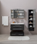 Мебель для ванной Aquanet Верона 100 подвесная черная фото в интернет-магазине «Wasser-Haus.ru»