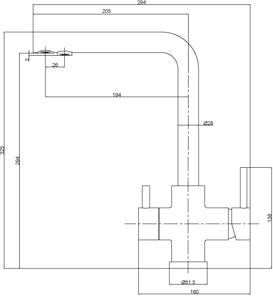 Смеситель для кухни Veragio Milano 30635 нержавеющая сталь фото в интернет-магазине «Wasser-Haus.ru»