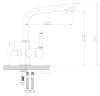 Смеситель Zorg Clean Water ZR 313 YF-33 хром для кухонной мойки фото в интернет-магазине «Wasser-Haus.ru»