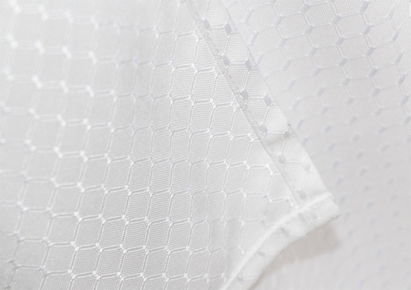 Штора для ванной Carnation Home Fashions Grace Jacquard White 180х200 см фото в интернет-магазине «Wasser-Haus.ru»