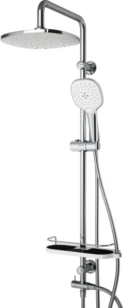 Душевой комплект Смеситель Dorff Stark D1101000 + Стойка Prime D0740000 фото в интернет-магазине «Wasser-Haus.ru»