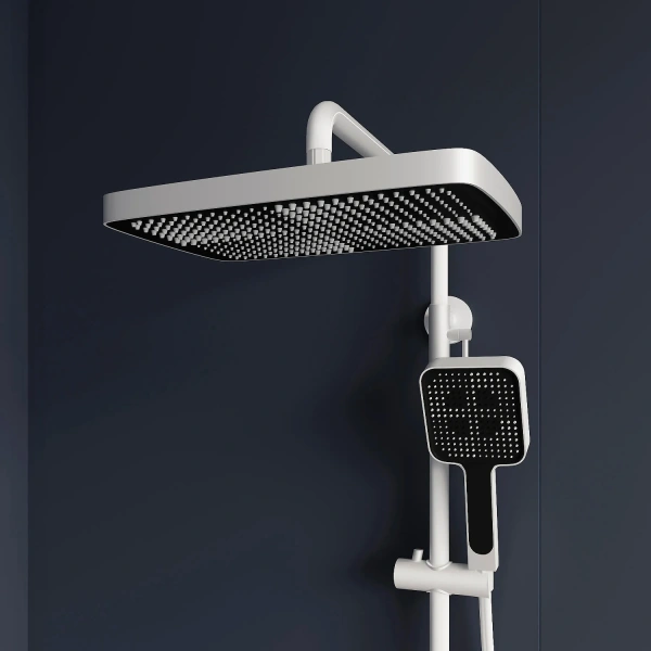Душевая стойка RGW Shower Panels SP-34-W, белая фото в интернет-магазине «Wasser-Haus.ru»