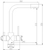 Смеситель Steel Hammer SH 552 SATIN для кухонной мойки фото в интернет-магазине «Wasser-Haus.ru»