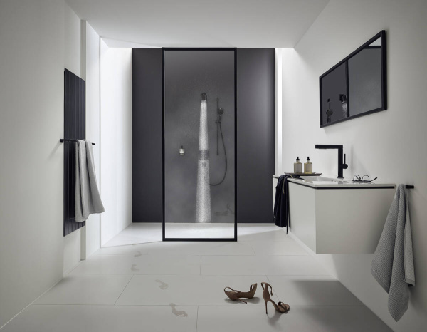 Полотенцедержатель Hansgrohe AddStoris 41747670 матовый черный фото в интернет-магазине «Wasser-Haus.ru»