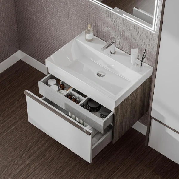 Мебель для ванной Kerama Marazzi Modula 70 подвесная, арабика фото в интернет-магазине «Wasser-Haus.ru»