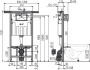 Комплект  Унитаз подвесной VitrA Shift 7742B003-0075 с крышкой + Система инсталляции AM102/1120 + Кнопка смыва AlcaPlast THIN M670 + Шумоизоляционная панель фото в интернет-магазине «Wasser-Haus.ru»