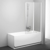Шторка на ванну Ravak CVS2-100 R Transparent, профиль белый фото в интернет-магазине «Wasser-Haus.ru»