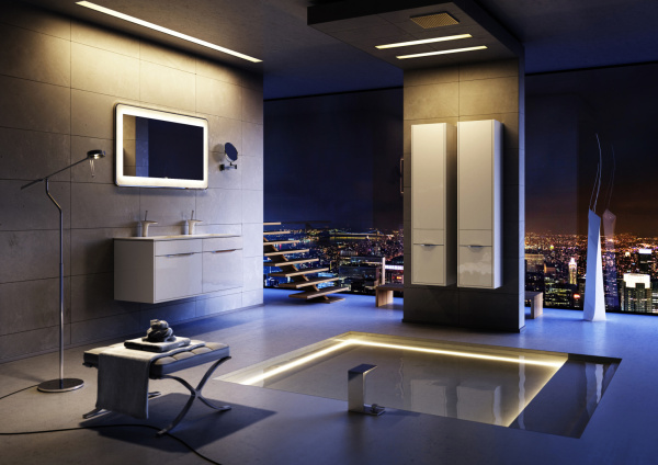 Мебель для ванной Aqwella 5 stars Malaga 120 белая фото в интернет-магазине «Wasser-Haus.ru»
