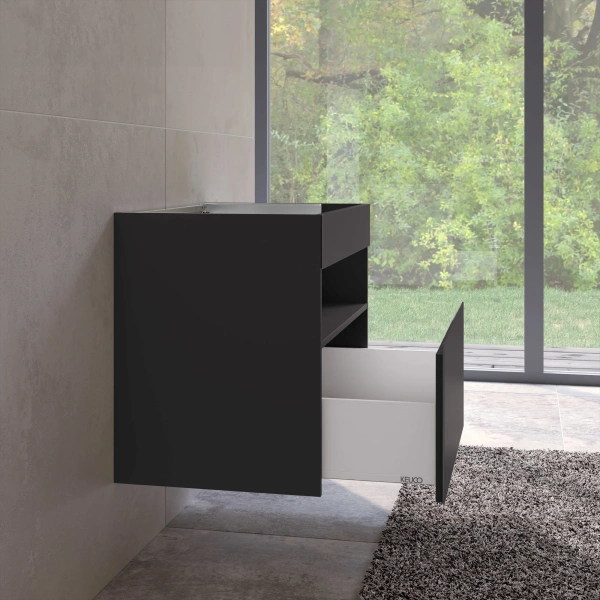 Тумба с раковиной Keuco Stageline 32862 80 см, вулканит фото в интернет-магазине «Wasser-Haus.ru»
