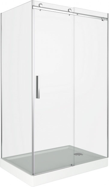 Душевой уголок Good Door Galaxy WTW+SP-C-В 120х100, профиль черный фото в интернет-магазине «Wasser-Haus.ru»