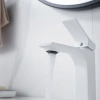 Смеситель для раковины Shevanik S6101C, белый фото в интернет-магазине «Wasser-Haus.ru»